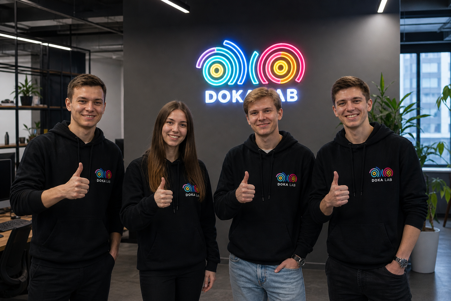 Команда DokaLab на мероприятии